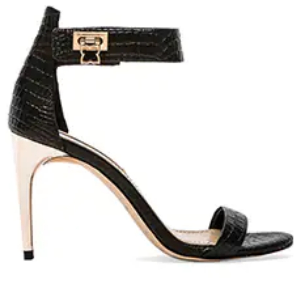 BCBG Polaris Heel in Black Croc 8